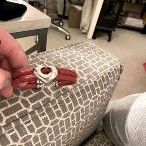 Joseph Esposito Sterling Silver & leather cuff